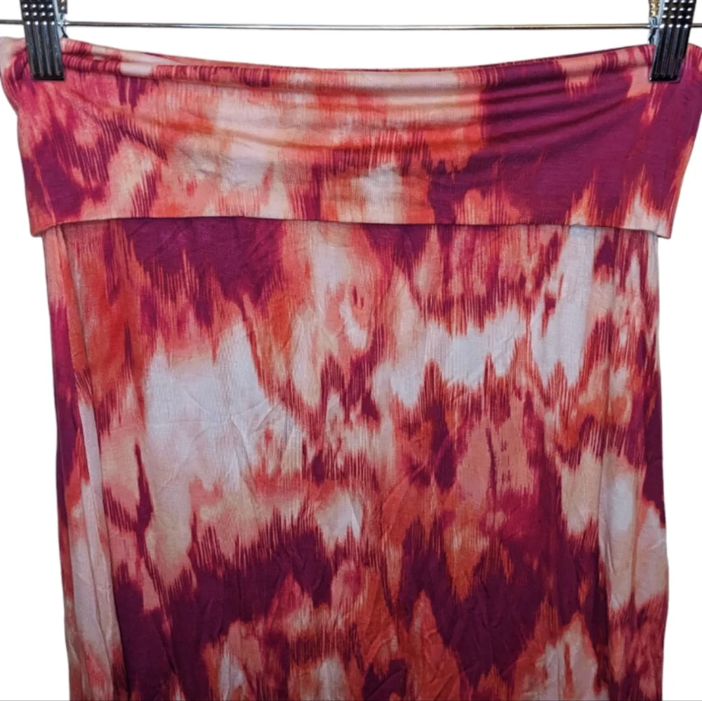 a.n.a Red/Orange Tie-Dye Maxi Skirt 🌅✨ Petite - Picture 6 of 10